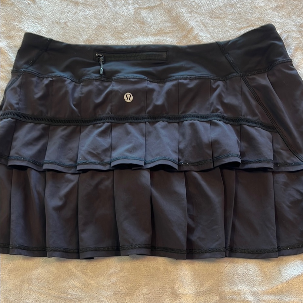 Lululemon Athletica Black Skater Mini Skirt